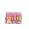 Hot sale new product fruit flavour pretty girl boiled lipstick hard candy with lighting candy