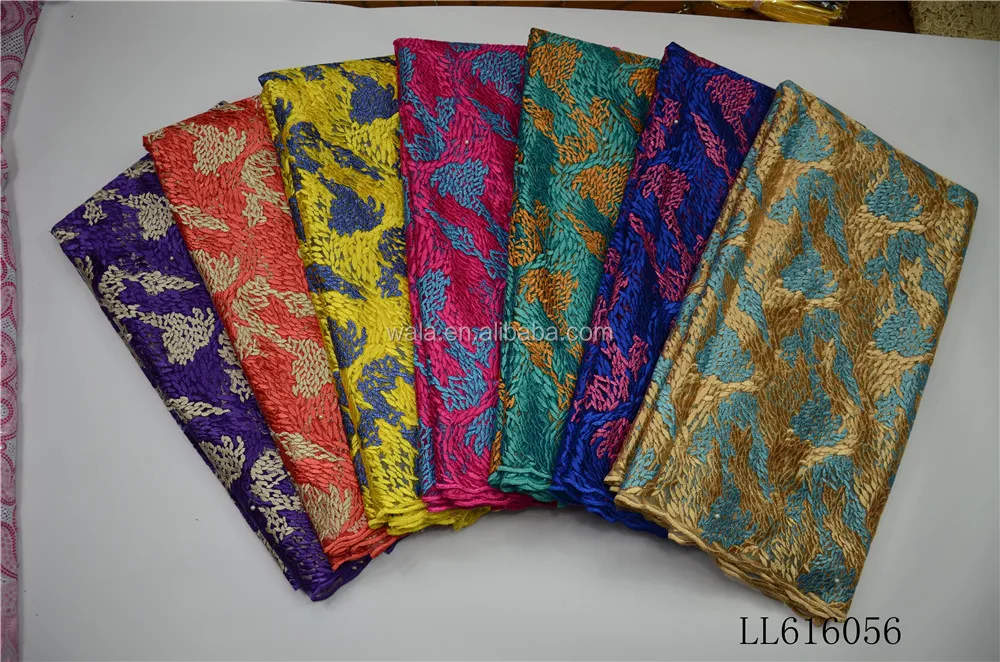 

LL616058 hot selling Eco-Friendly multi color french lace