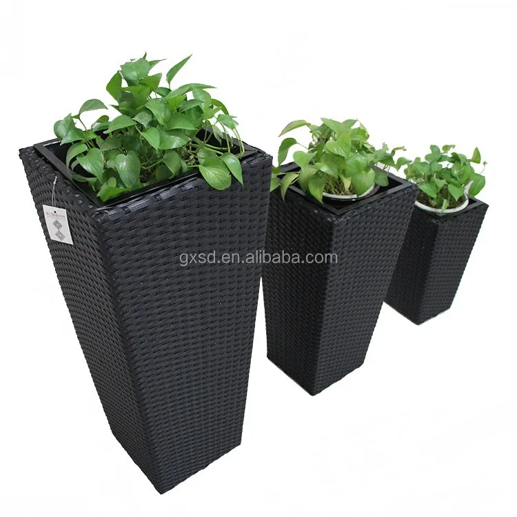 S&d Outdoor Garden Handmade High Quality Cheap High Plastic Plant Pots