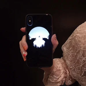 Illuminated TPU Glass Phone Case iPhone 8 Plus XR 6s 7
