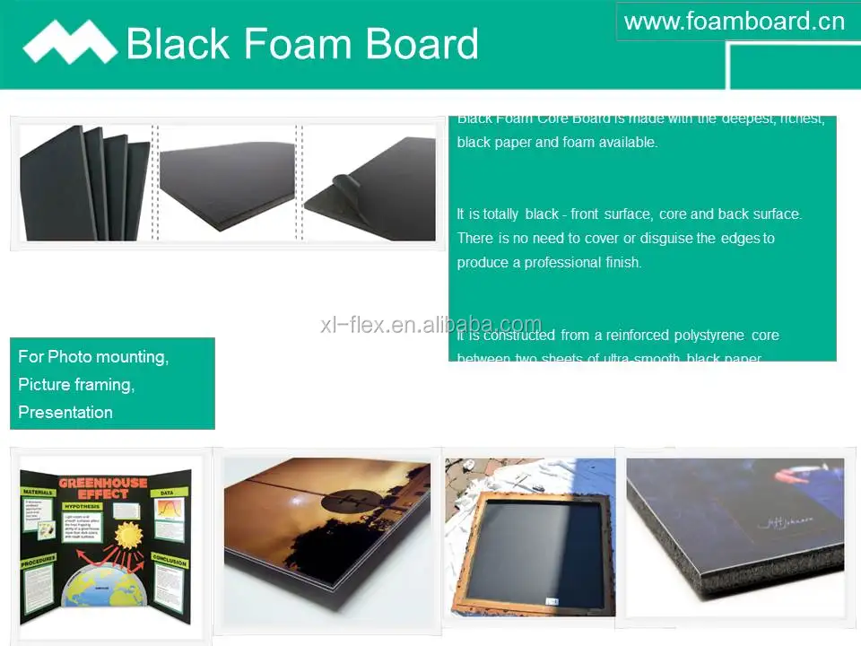 Foam Core Board 48 X 96",Black,3/16'' Thick Black On Black Buy Foam