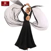 Lyrical lady professional ballroom dress with floating wing