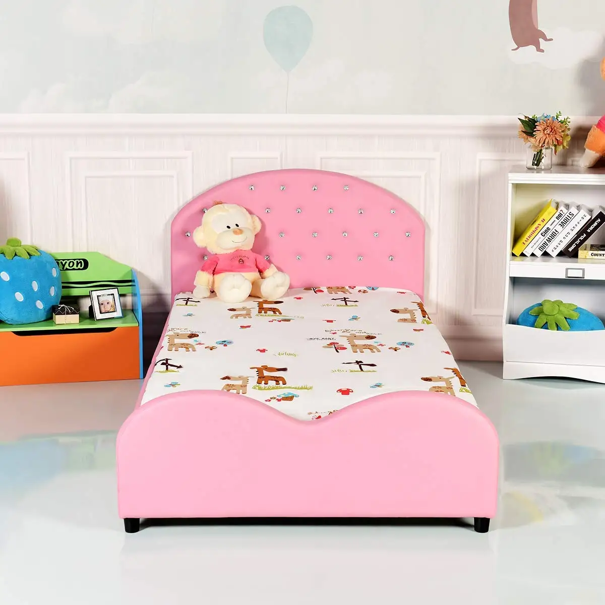 Children Bedroom Furniture Upholstered Toddler Beds - Buy Toddler Bed ...