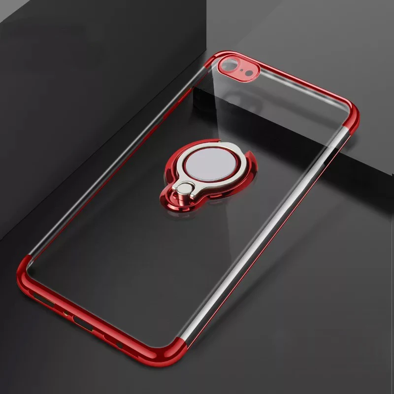 

A012 Shockproof Clear Transparent TPU Phone Cover Case For OPPO F11 PRO R15 pro TPU Mobile Phone Ring Holder Case