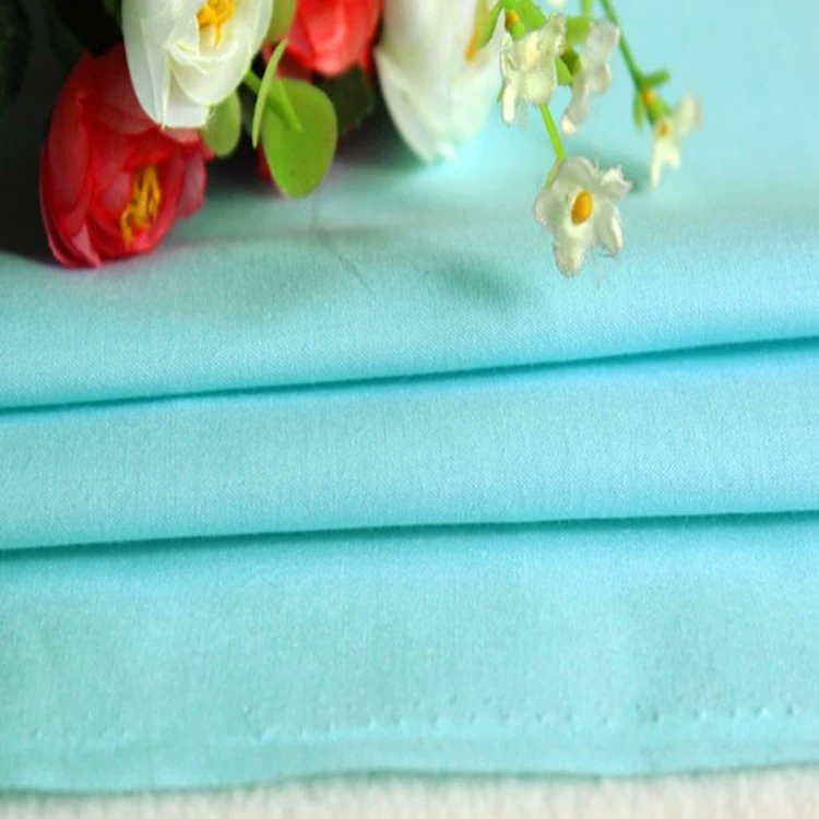 belached polyester cotton fabric