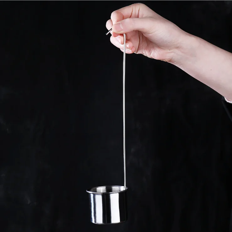 Stainless Steel Wine Dipper, Soup Ladle With Long Handle, Beer Pouring Ladle With Hook Small Ladle For Serving Easy To Measuring And Storage Perfect For Stirring, Serving Soups And Wine 4.23oz