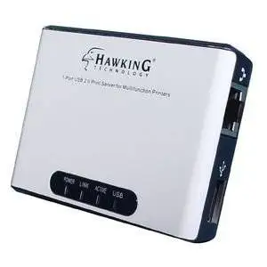 Hawking Technologies, Inc - Hawking Hmps1u Fast Ethernet Print Server - 1 X 10/100Base-Tx , 1 X - 10Mbps, 100Mbps "Product Category: Network & Communication/Print Servers"