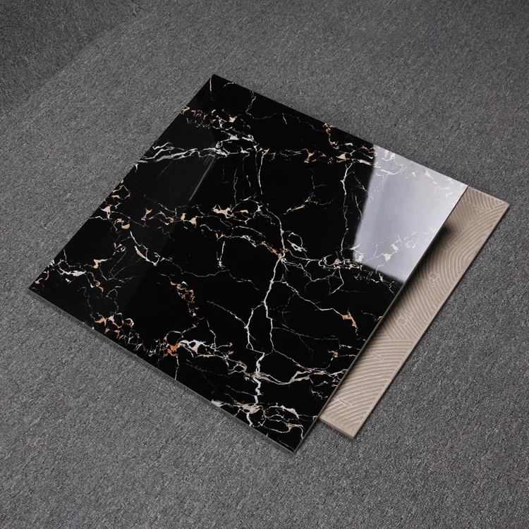 Black Marble White Veins Porcelain Tile China Tiles In Pakistan