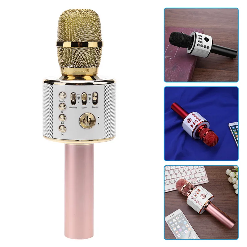 

Wireless BT Microfone Magic Karaoke Microphone Mobile Phone Player Mic Speaker