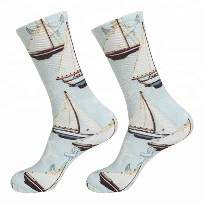 
Custom Athletic 360 Sublimation Digital Print Socks 