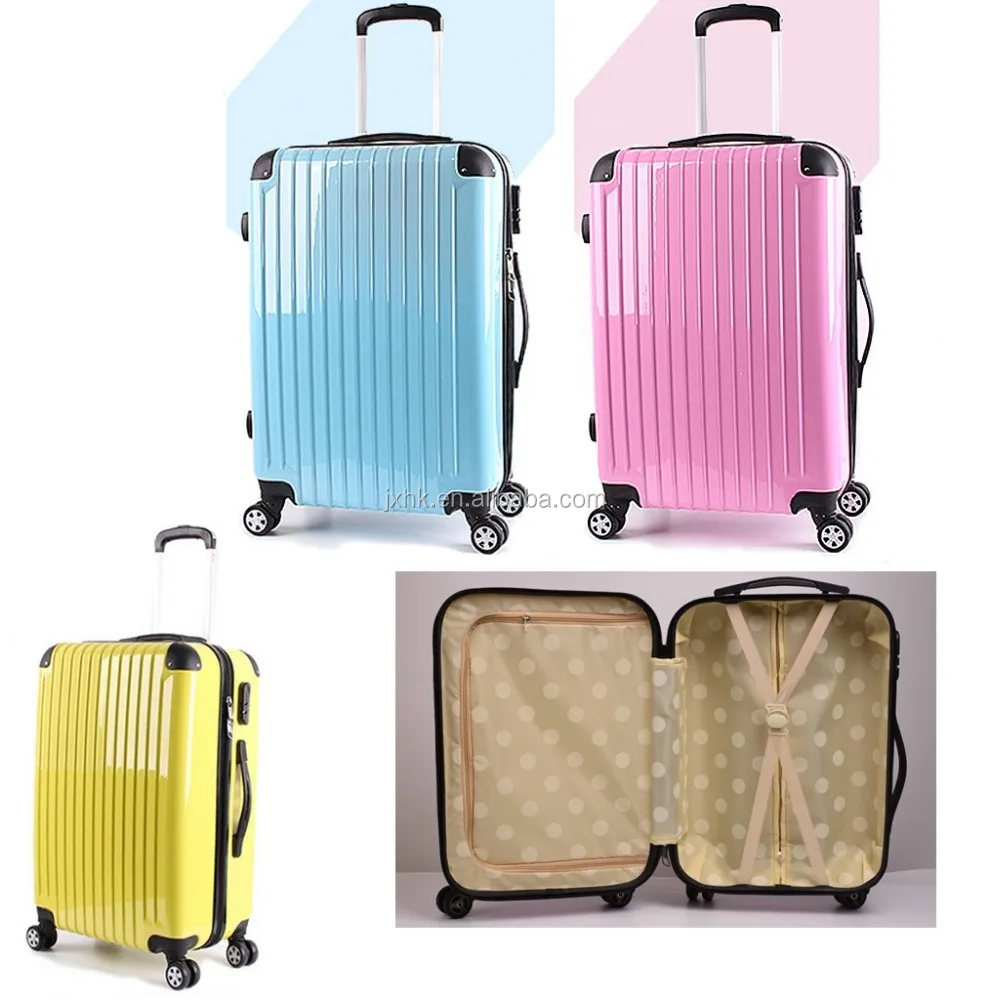 
fashionable hard trolley luggage airport urban luggage abs pc suitcase travel bags 