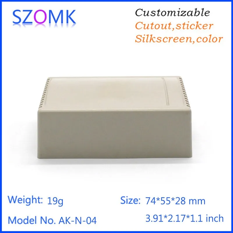 Trung Quốc Nhà Sản Xuất SZOMK ABS Nhựa Điện Tử Công Nghiệp Bao Vây Cảm Biến Nhiệt Độ Trường Hợp Nhà Ở