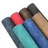 China Imitation Denim Textured Synthetic Leather Set For Bag and Craft 7pcs/set 86417