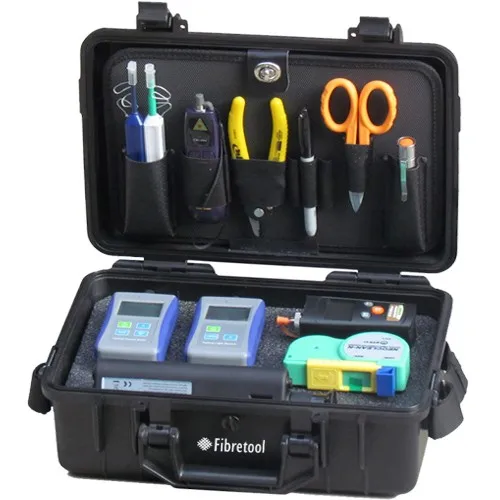 Hw400q Fiber Optic Test And Inspection Tool Kit With Optical Power