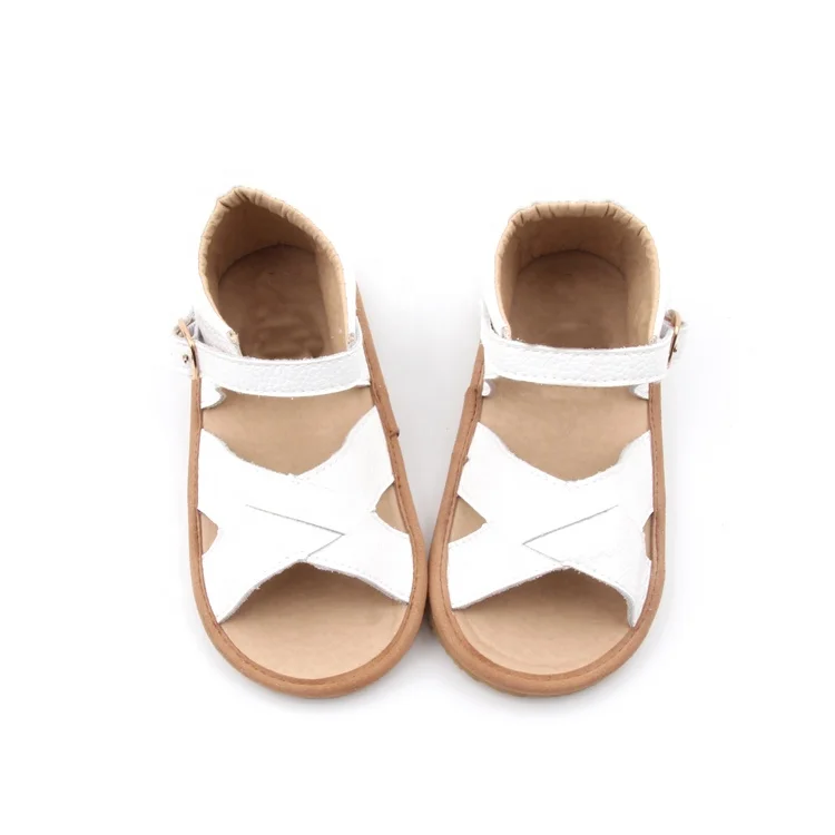 
Wholesale Genuine Leather Baby Shoes Summer Sandals Infant Shoes 