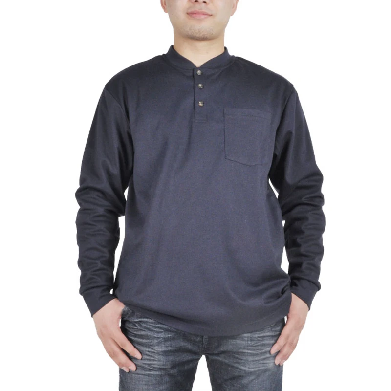 

OEM wholesale NFPA 2112 100% cotton FR knitting polo shirts