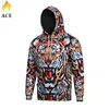 Sublimation Tiger Pattern Hoodie,Custom Oversize SweatShirt For Men,Casual Hoodies Long Shirt