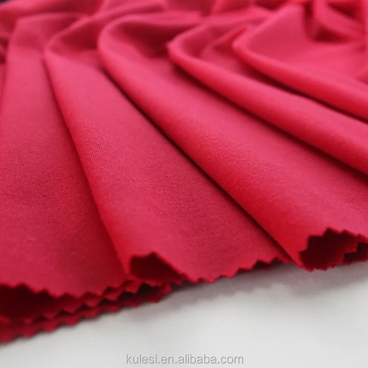 
Shaoxing factory 40S viscose nylon spandex knitting roma fabric NR roma 420GSM plain dyed for dress and suits high quality 