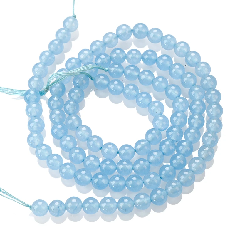 blue jade bead necklace