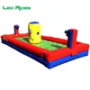 Bungee tug war with football and basketball Inflatable bouncy sports game for adults and kids