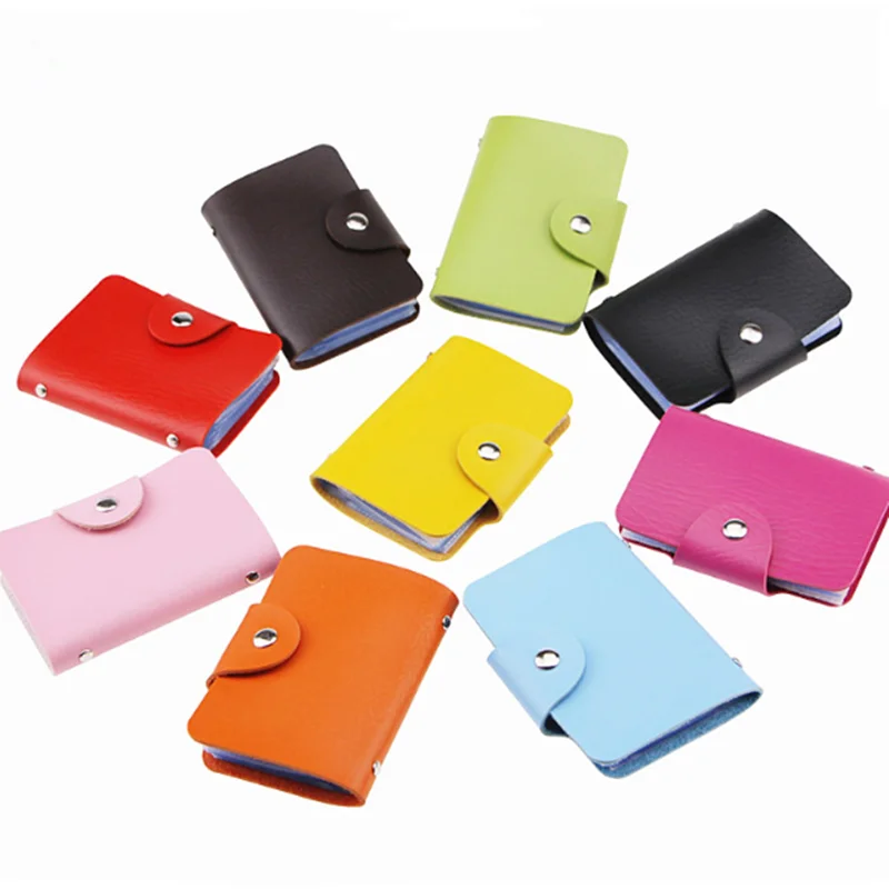 

2018 PU leather card holder ATM credit card holder wallet