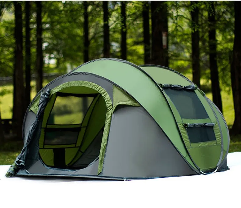 5 Person Family Camping Tent Automatic Pop Up Outdoor Party Tent - Buy ...