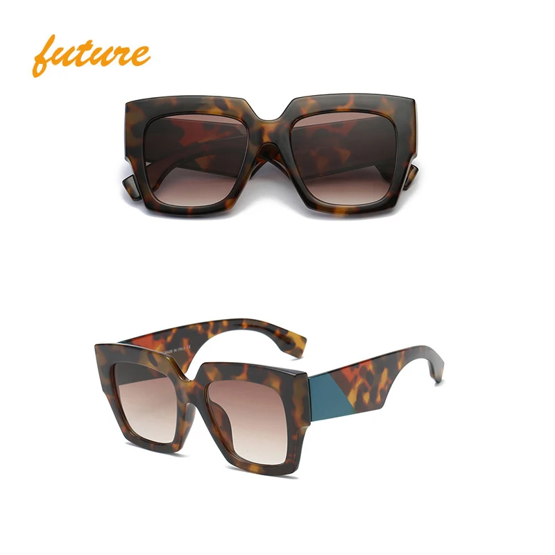 

Plastic Glasses Big Trendy Sunglasses UV400 K71263