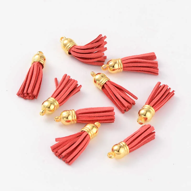 

Pandahall DIY Earring or Cell Phone Straps Making Suede Tassels