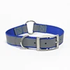 Reliable and Cheap dog collar necklace wholesale hunting used training reflective nylon webbing collars with metal buckle