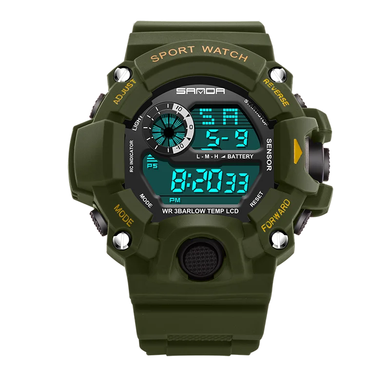 

2019 Military Electronic Wrist Watch Sport Top Brand Sanda Digital Wristwatches Men G Style Shock Watch Waterproof 326