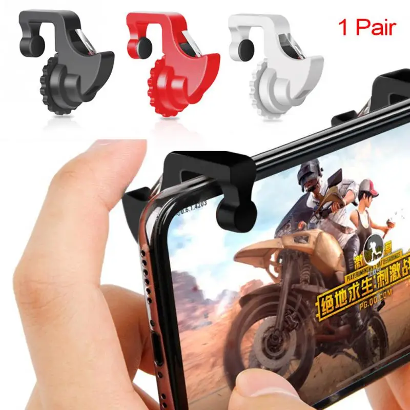 

1Pair L1 R1 Gaming Trigger Smart Phone Games Shooter Controller Fire Button Handle For PUBG/Rules of Survival/Knives Out