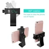 Universal 360 Degree Rotating Support Stand Phone Clip Holder Selfie tripod Bracket Mount for Smartphone live Streaming