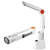 All In One Rechargeable LED Solar Dynamo Adjustable Desk Lamp with Radio solar emergency flash light
