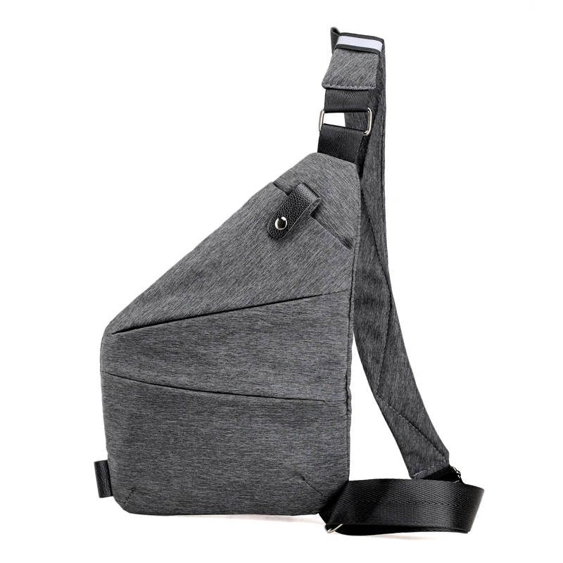 

Sling Bag Casual Chest Cross-body Bag Outdoor Messenger Bag with USB Charging Port, Many colors