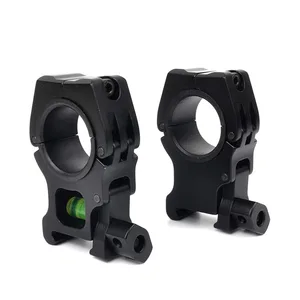 Jialitte J244 Hunting AR15 Tactical Accessories 25.4mm 30mm Level Scope Ring Picatinny Rail QD Scope mount