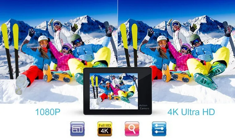 Amazon Akaso Ek7000 4k Ultra Hd Waterproof Dv Camcorder 12mp 170 Degree