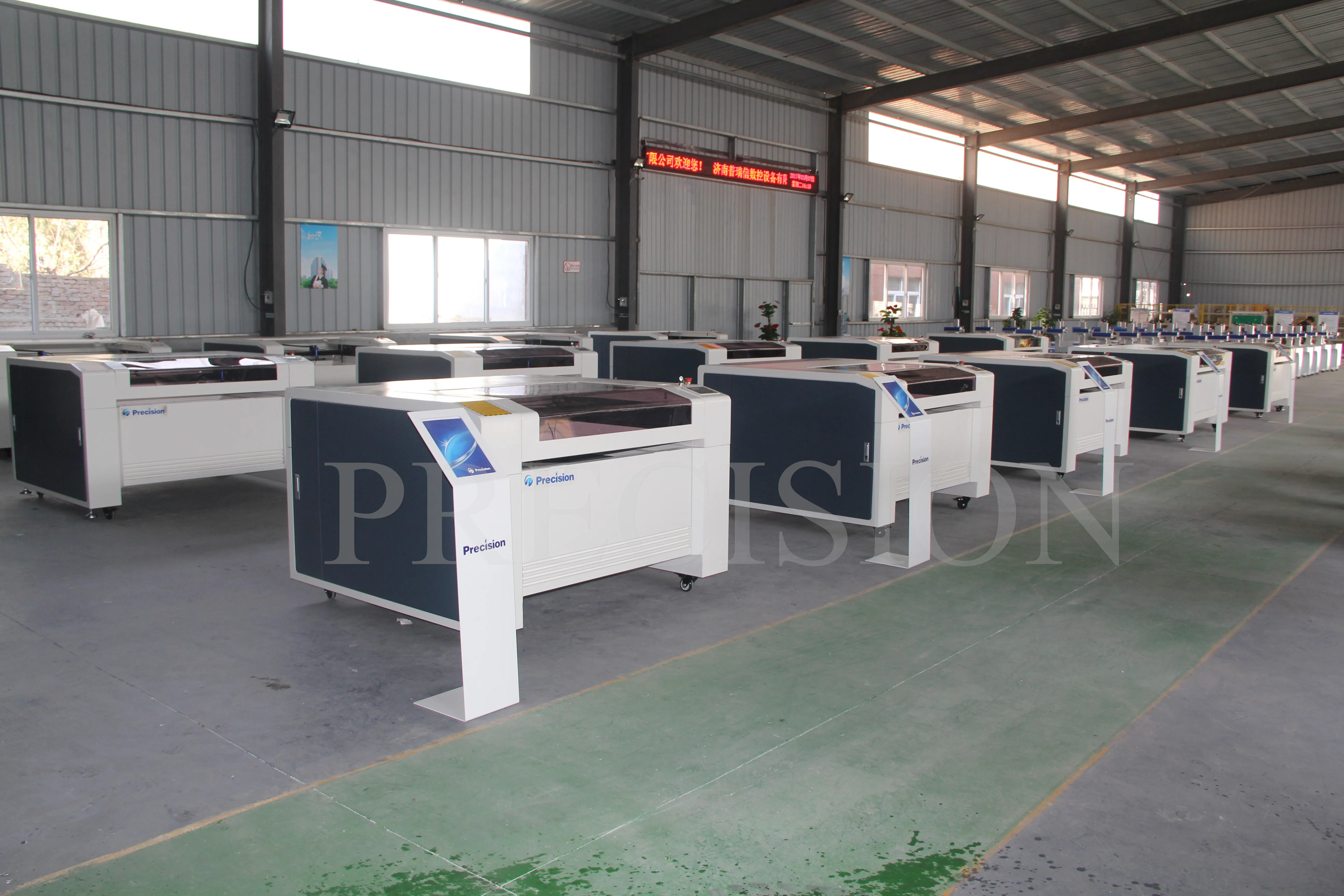Jinan PRECISION CNC CO2 laser cutting and engraving machine