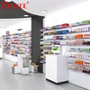 Pharmacy Shop Furniture Wall Display Unit Glass Showcase