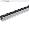JY-2045|Black plastic roller skate wheel conveyor|Aluminum sliding track for transport machine