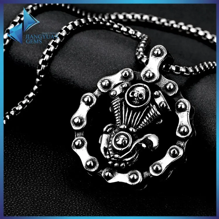 

JYSZN0379 Most Hot sale skull necklace