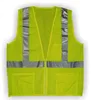 class 2 lime hi viz safety vest mesh fabric with ANSI certificate