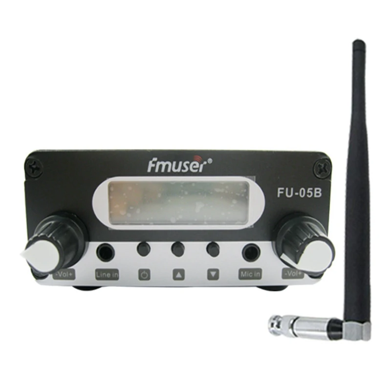 FMUSER CZH-05B 0.5w FM Exciter Stereo FM Broadcast Radio Transmitter+Short Antenna For Small FM Radio Station