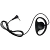 Comfortable Pin 3.5mm D Shape Listen Only Soft Rubber Earpiece Headset For Motorola Radio Anti Noise