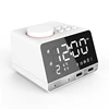Popular Alarm Clock Speaker Creative Digital Music Clock Display Radio with Dual USB Support U Disk / TF Card / FM / AUX, EU