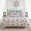Conch Pattern Print Quilt Soft Breathable Pre-Washed Blanket Thin Comforter Bed Cover Bedspread