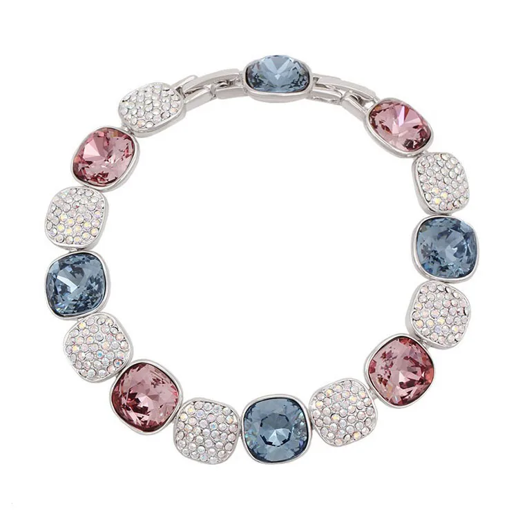 XB7125 luxury jewellery Charm Bracelet, crystals from Swarovski latest ladies fashion bracelets, crystal bracelet