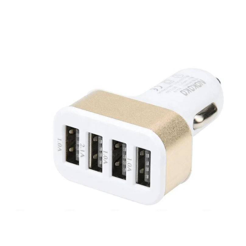 Factory Price Universal Portable 5V 5.1A 4 Multi Usb Ports Smart Car Charger For Iphone 5s 6s 8x
