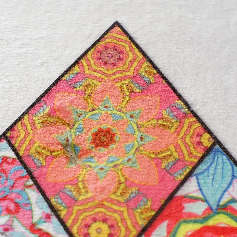 New products Custom print  Anti Slip Bath Mat and Shower Curtain Set