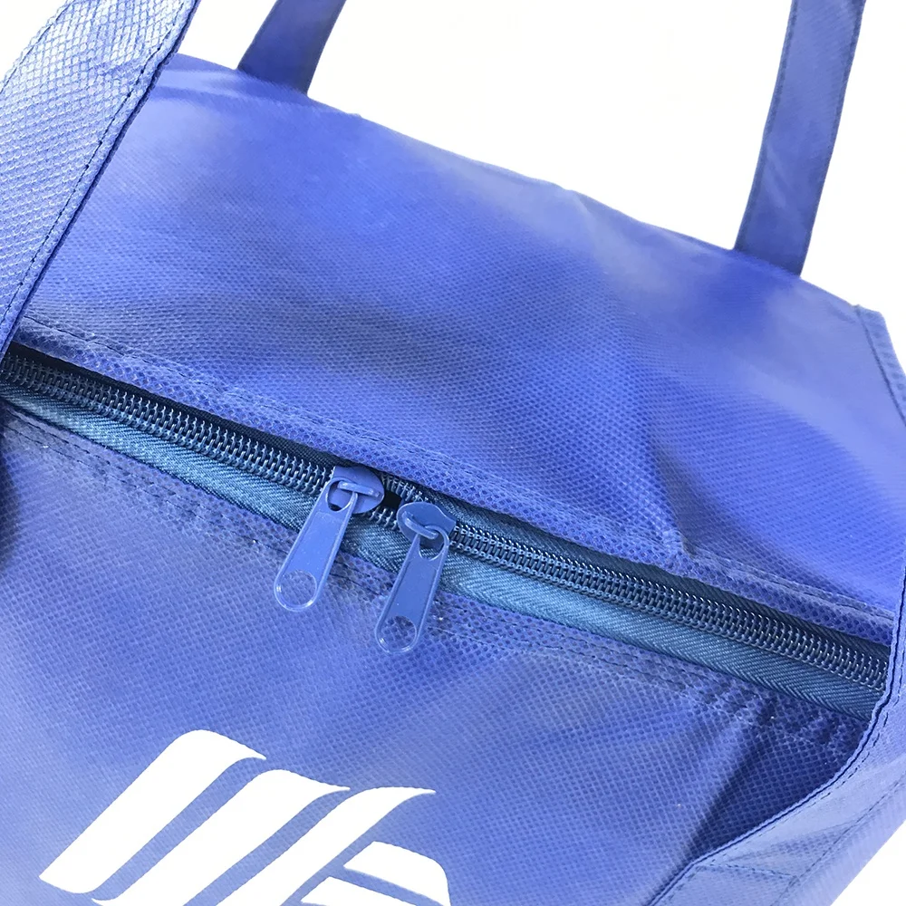 
Waterproof Custom logo Insulated Non Woven aluminum foil Tote Cooler Bag for food 