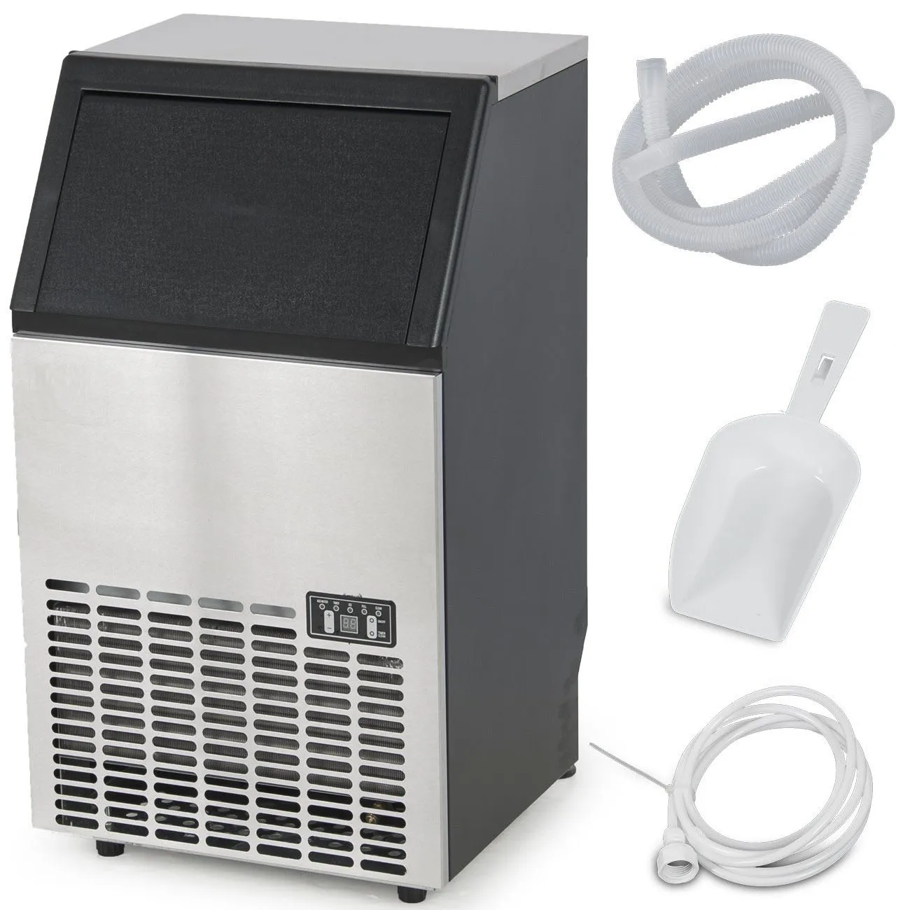 Hzb45 Commercial Use Ice Maker Buy 45kgs/24h,12 Months Warranty